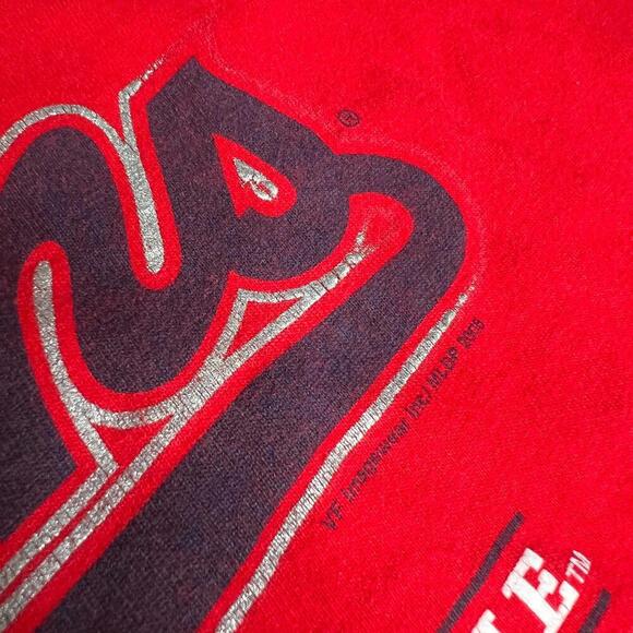 Vintage 2005 Cleveland Indians T-Shirt Lee Sport MLB Chief Wahoo Red Size L - Picture 5 of 6